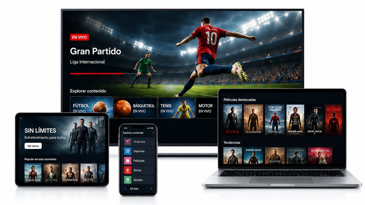 X DRAGON TV en Smart TV, laptop, tablet y móvil